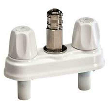 AMER BRASS 4 ft. Quick Disconnect Valve - White A7K-CRDEMPRQDC